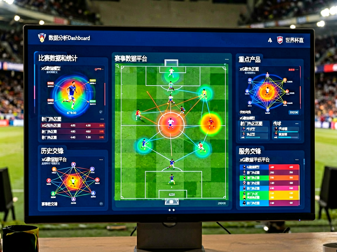 熊猫体育数据分析Dashboard界面，展示比赛数据和统计图表